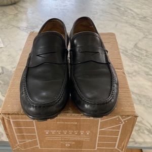 Coach black loafers
